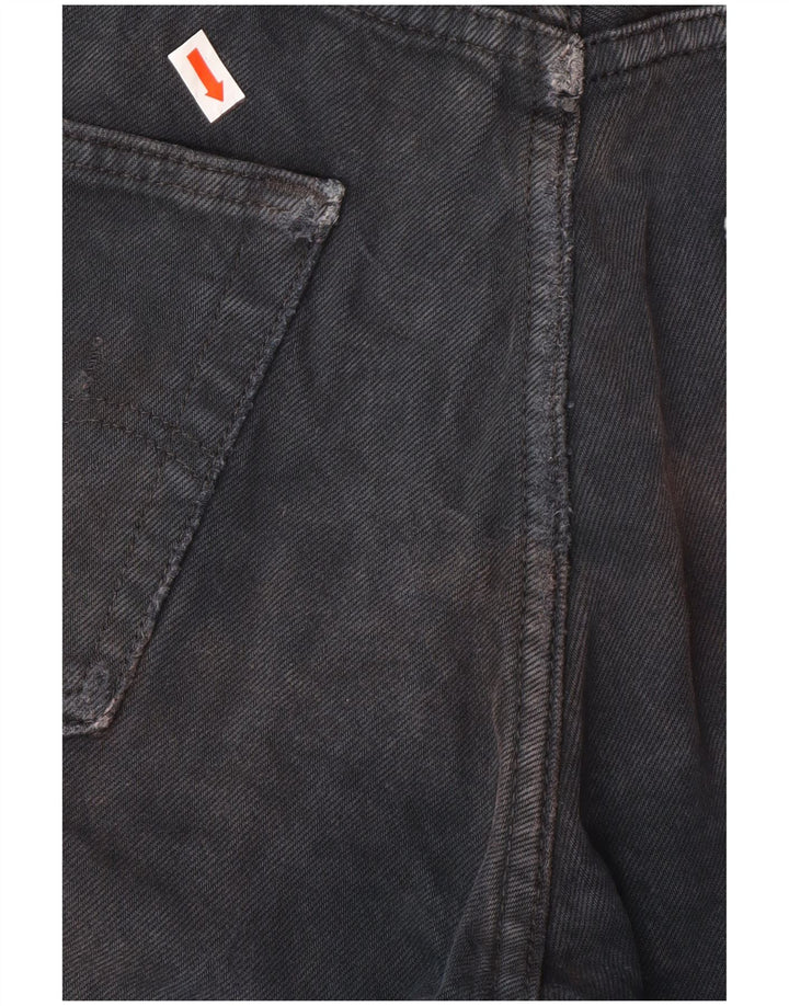 Pantaloni scurți din blugi pentru bărbați LEVI'S 501 W32 bumbac mediu negru