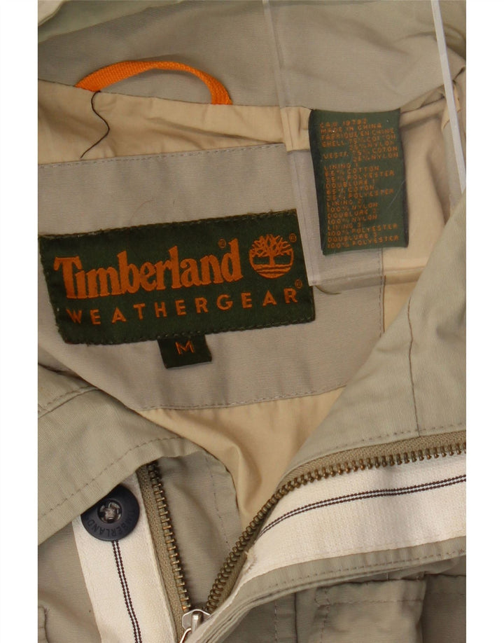 TIMBERLAND Mens Utility Jacket UK 38 Medium Beige Cotton Vintage Timberland and Second-Hand Timberland from Messina Hembry 