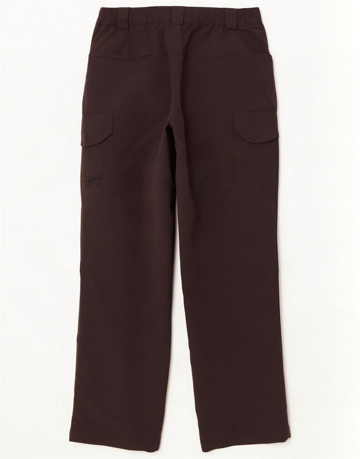 Rohan Pantaloni cargo drepti pentru femei Mediu W30 L30 Poliamidă neagră