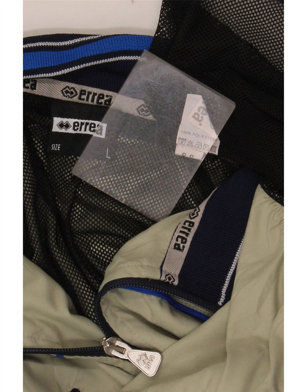 Jachetă de top pentru trening cu grafică pentru bărbați ERREA, verde mare, poliester color bloc