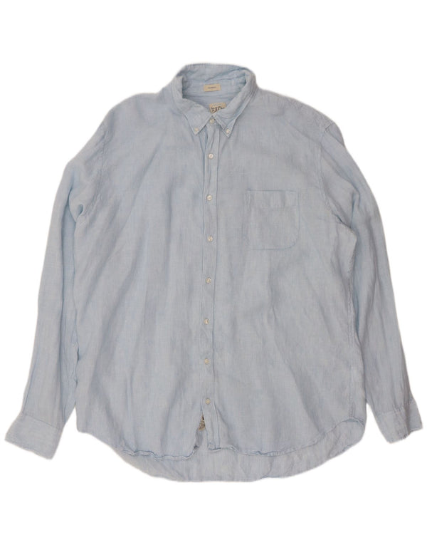 Cămașă J. CREW pentru bărbați, înaltă, cu ajustare clasică, 2XL, in albastru