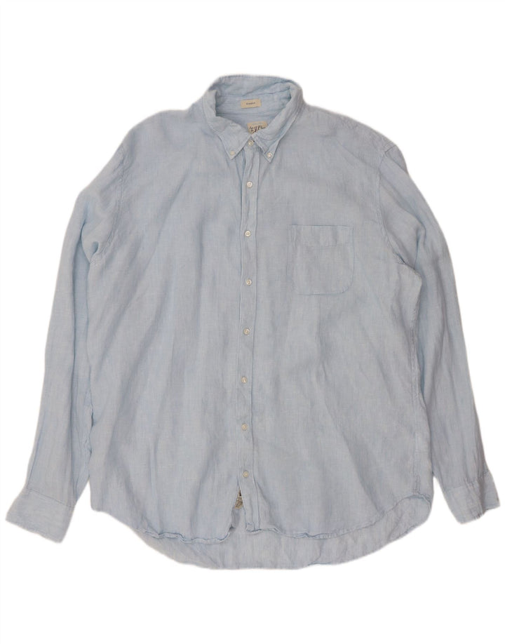 Cămașă J. CREW pentru bărbați, înaltă, cu ajustare clasică, 2XL, in albastru