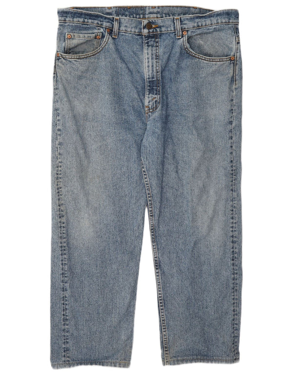 Blugi drepti pentru bărbați Levi's 505 W40 L26 Bumbac albastru