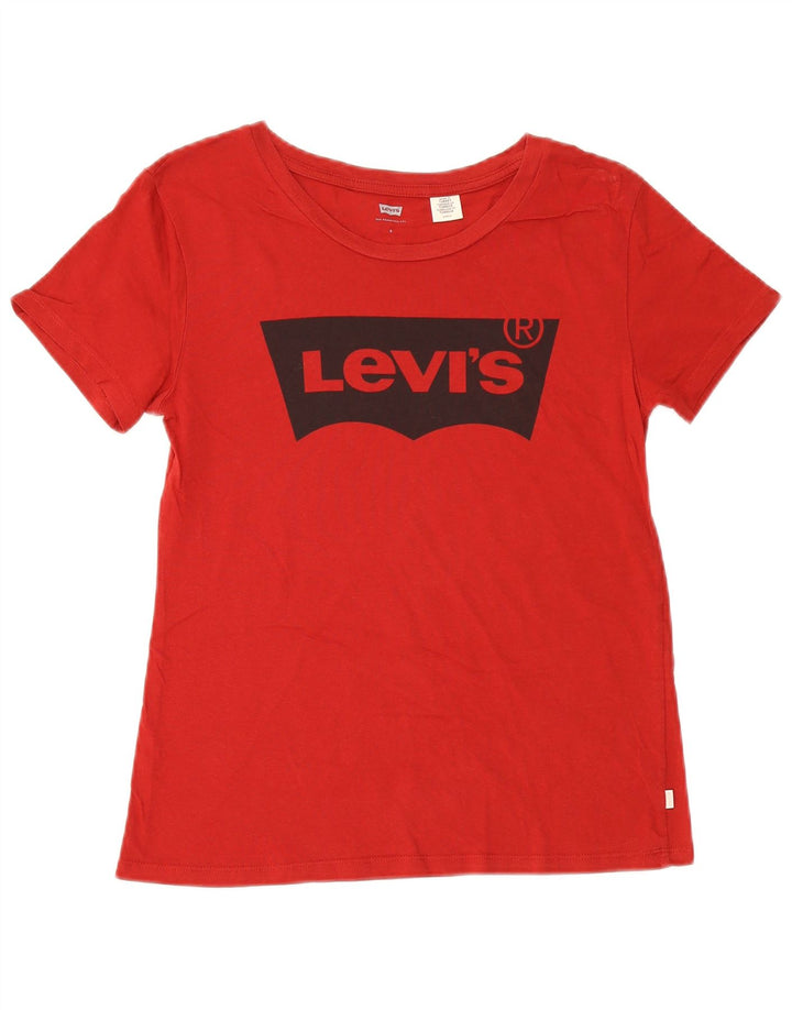 Tricou grafic Levi's pentru femei Top UK 10 Small Red