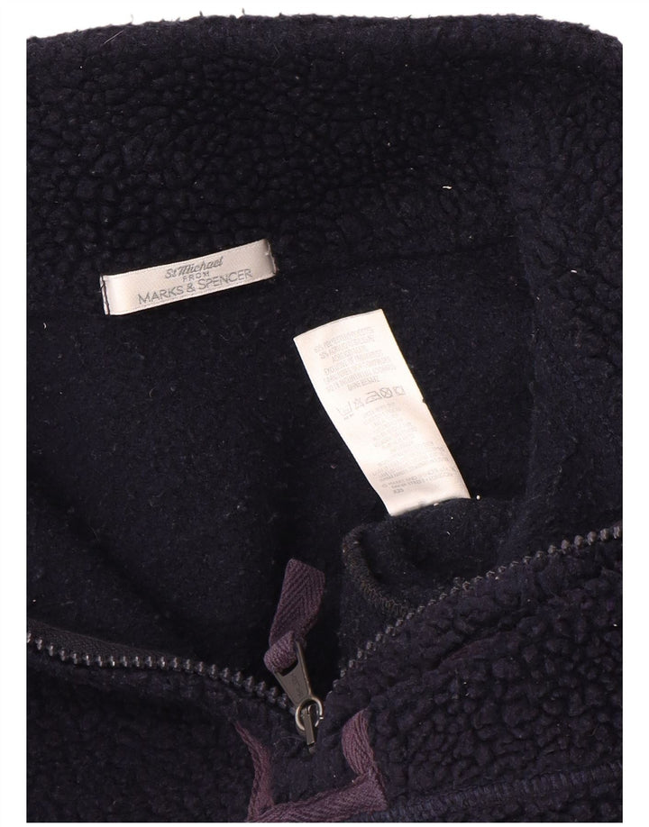 Pulover supradimensionat din lână pentru femei Marks & Spencer UK 12 Medium Bleumarin