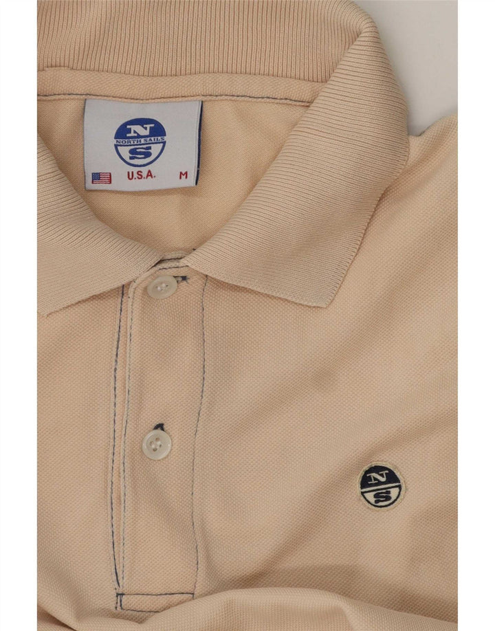 Tricou polo North Sails pentru bărbați, bumbac, bej mediu