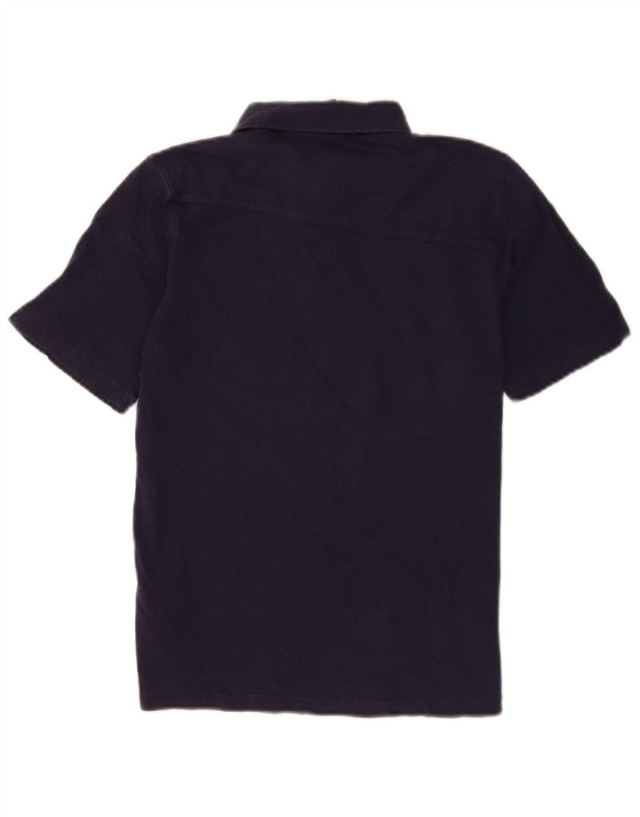 Tricou polo pentru băieți Volcom 13-14 ani, mare, albastru bleumarin, bumbac