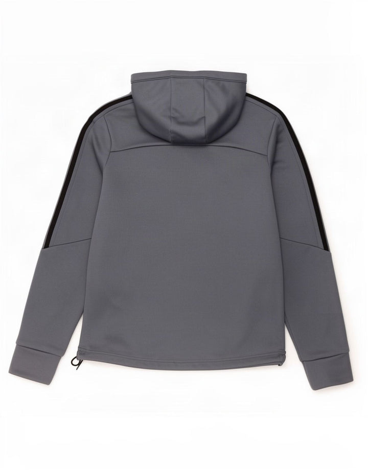 Pulover Adidas Climawarm Zip pentru bărbați, poliester albastru mediu