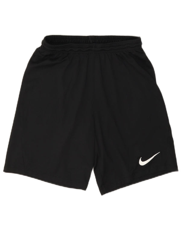 Pantaloni scurți sport subțiri Nike Dri Fit pentru bărbați, poliester negru mic