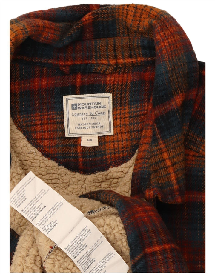 Cămașă de flanel Lumberjack pentru bărbați Mountain Warehouse, cu carouri mari, multicolore