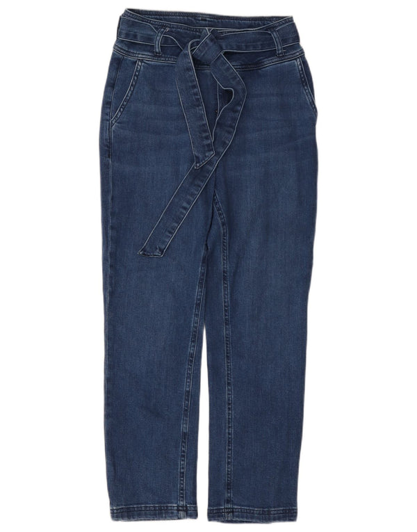 Boden Blugi conici cu talie înaltă pentru femei UK 6 XS L26 L24 Bumbac albastru