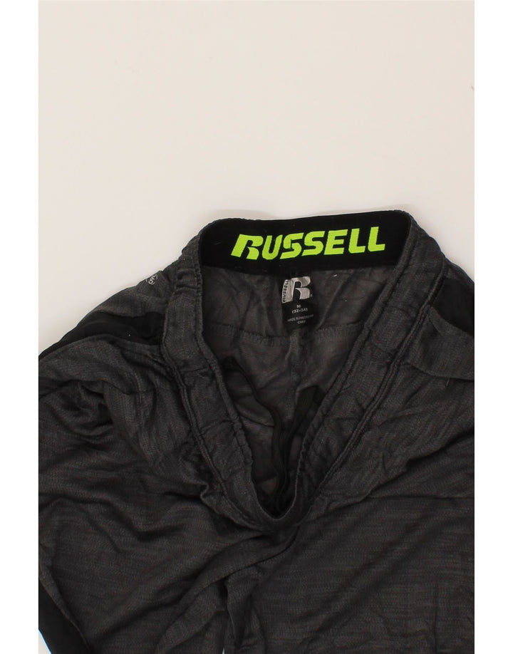 RUSSELL ATHLETIC Mens Tracksuit Trousers Medium  Grey Colourblock Vintage Russell Athletic and Second-Hand Russell Athletic from Messina Hembry 