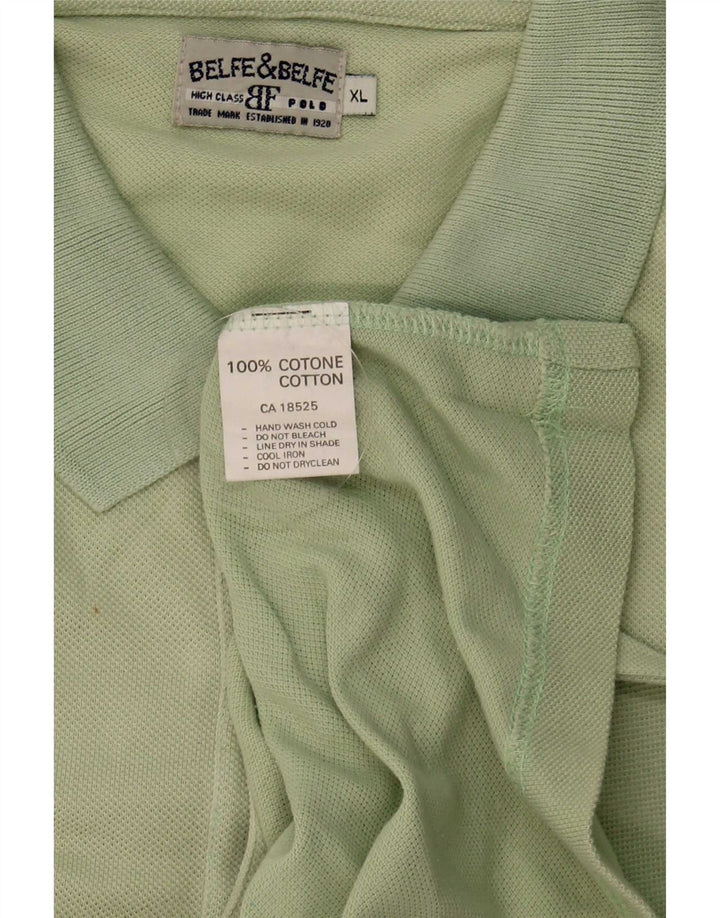 Belfe & Belfe Tricou Polo pentru Barbati XL Verde Bumbac