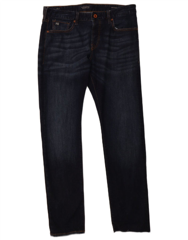 SCOTCH & SODA Blugi Ralston Slim pentru bărbați W31 L32 Bumbac bleumarin