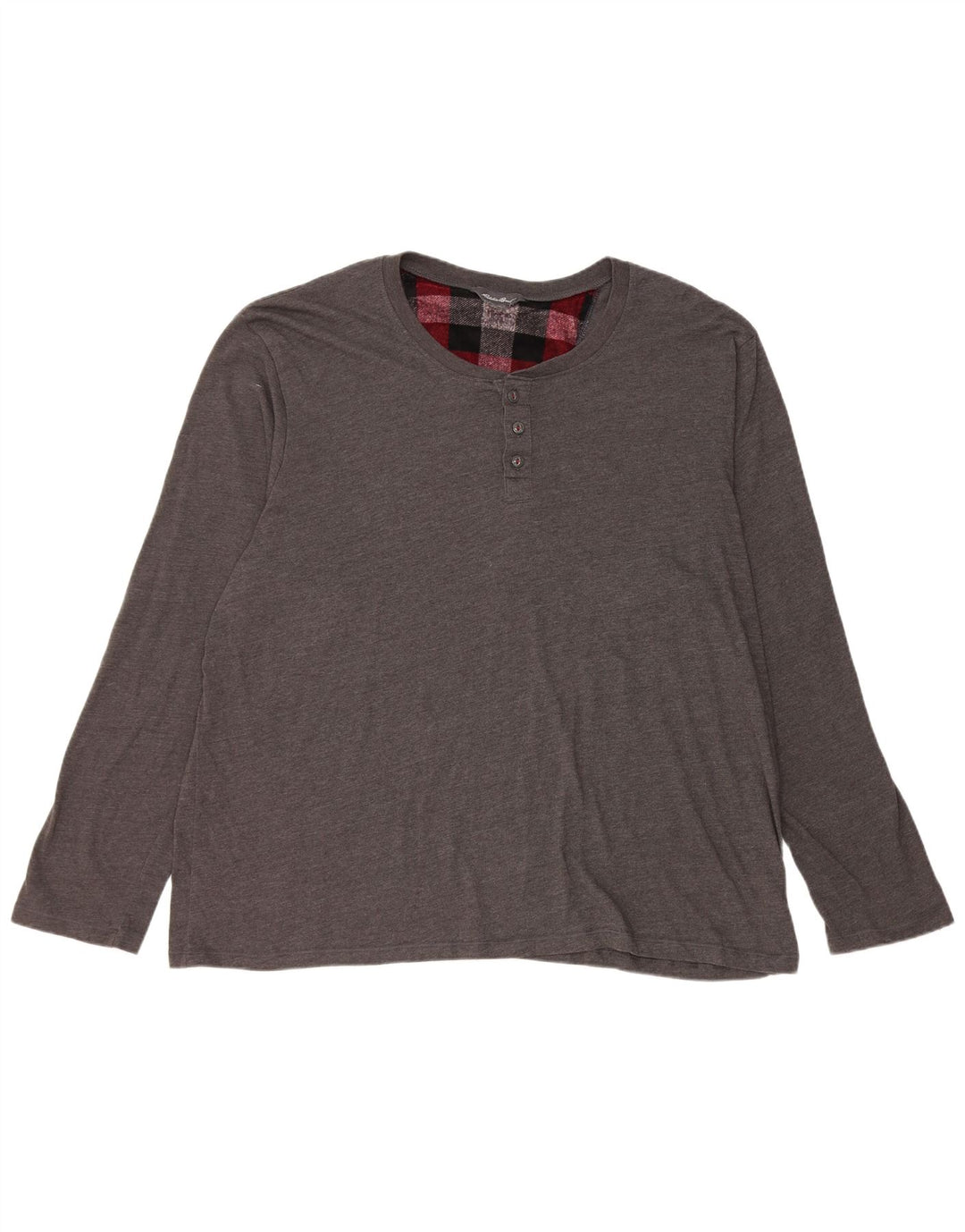 EDDIE BAUER Top pentru bărbați cu mânecă lungă 2XL bumbac gri