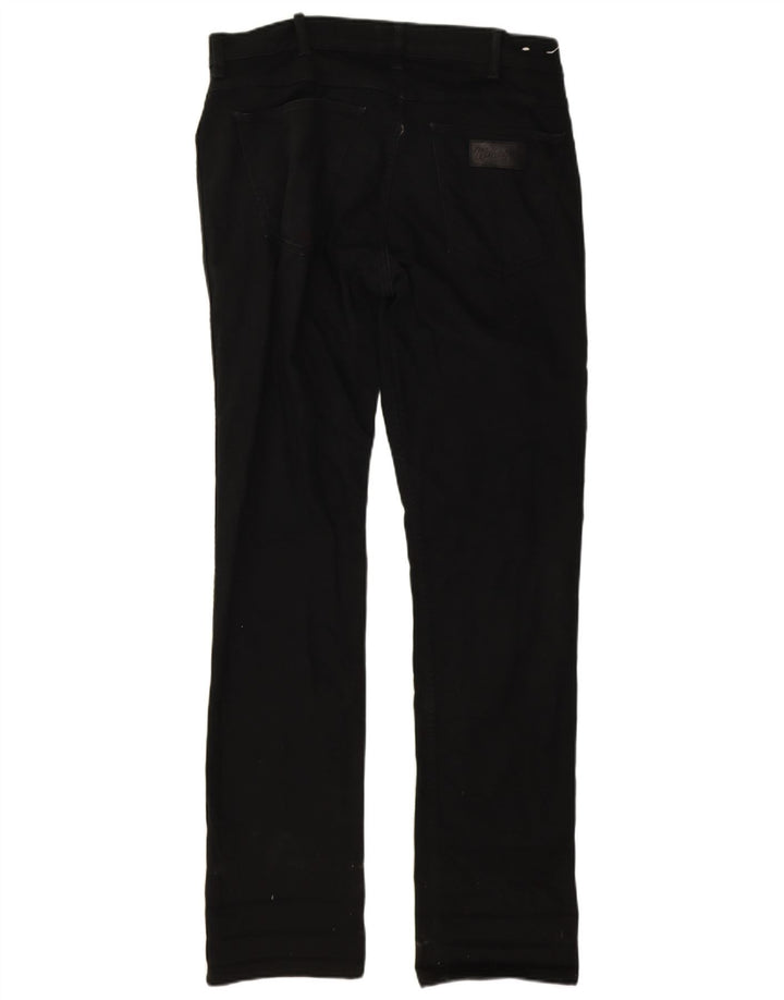 Blugi slim pentru bărbați Wrangler W32 L34 bumbac negru