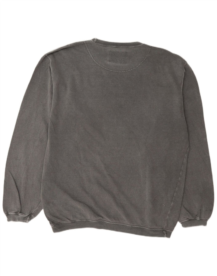 Pulover grafic pentru bărbați By American, XL, gri