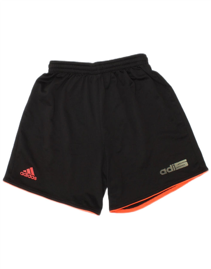 Pantaloni scurți sport pentru băieți Adidas 7-8 ani poliester negru