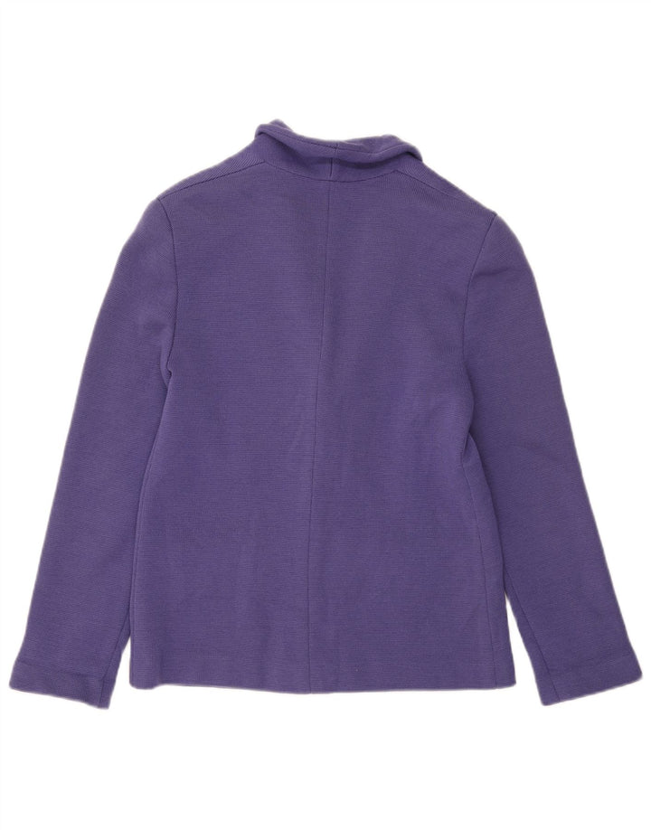 Jachetă pentru femei Luisa Spagnoli tricot cu 2 nasturi, UK 10, mov