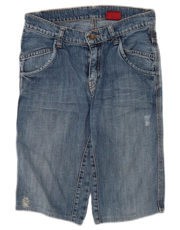 Pantaloni scurți din denim cargo distressed Levi's pentru băieți 9-10 ani W24 albastru