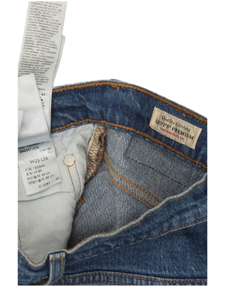 Blugi drepti 501 pentru femei Levi's W25 L26 Bumbac albastru