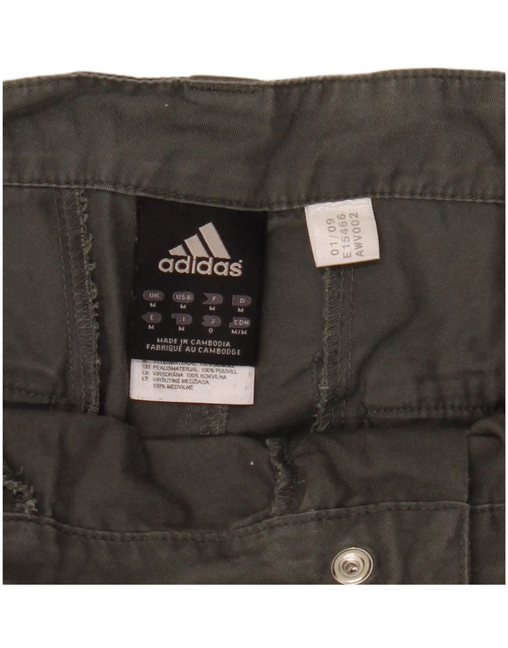 Pantaloni scurți cargo adidas pentru bărbați, medii W34, bumbac gri