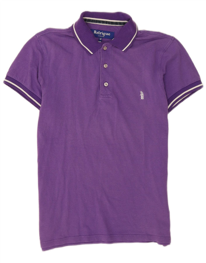 Tricou polo Refrigue pentru bărbați, bumbac violet mediu