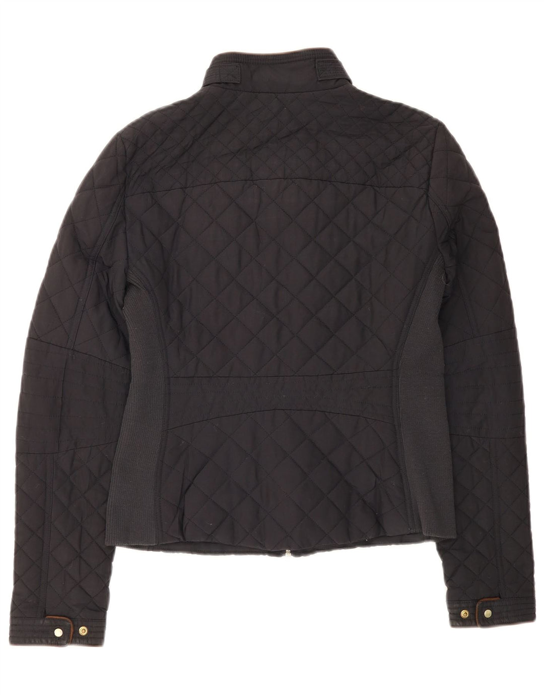 Jachetă matlasată pentru femei Zara UK 12 Medium Black