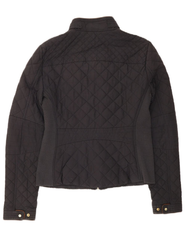 Jachetă matlasată pentru femei Zara UK 12 Medium Black