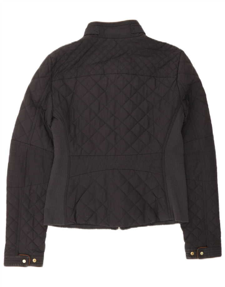 Jachetă matlasată pentru femei Zara UK 12 Medium Black