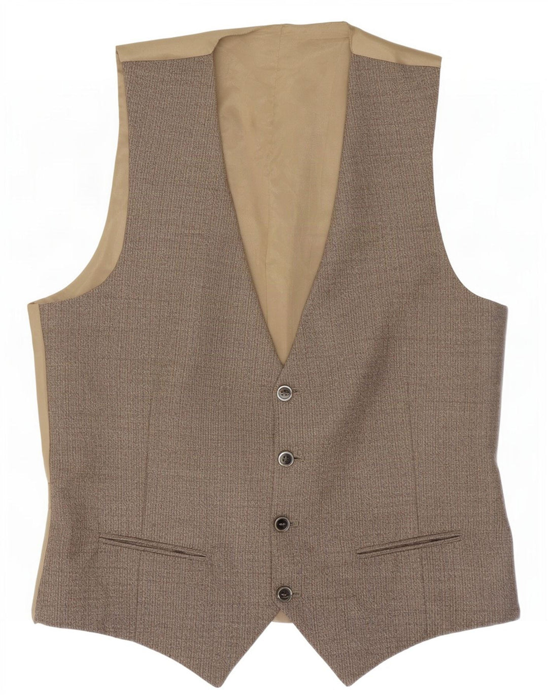 Vestă vintage pentru bărbați IT 50 Medium Grey Herringbone