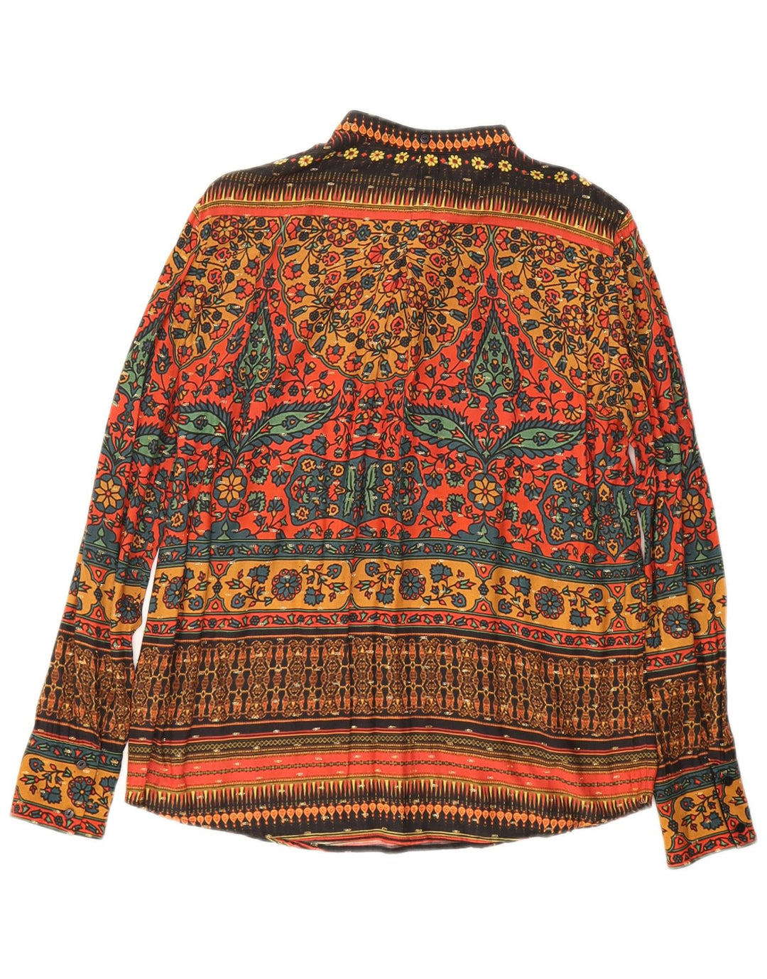 DESIGUAL Womens Pullover Shirt UK 14 Medium Multicoloured Floral