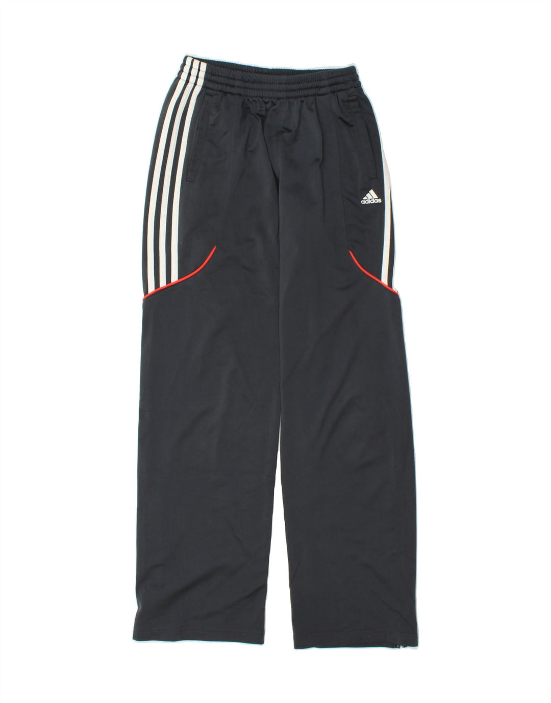 ADIDAS Boys Tracksuit Trousers 13-14 Years Grey Polyester Vintage Adidas and Second-Hand Adidas from Messina Hembry 
