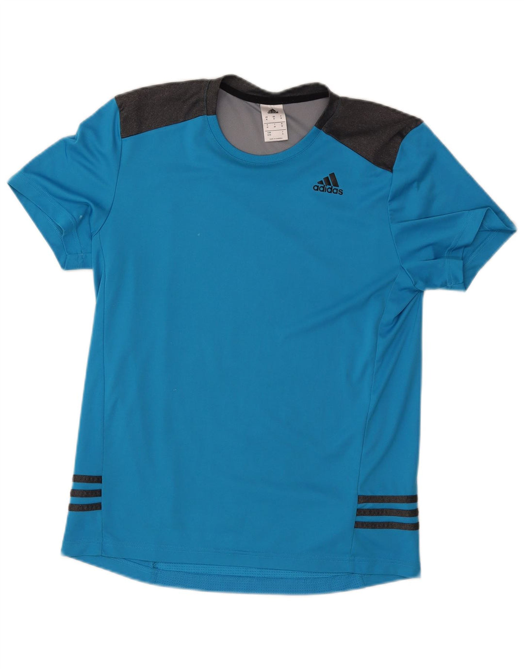 Tricou pentru bărbați Adidas Top Mediu Albastru Poliester Colorblock