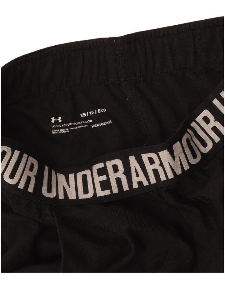 Pantaloni scurti sport pentru femei UNDER ARMOUR Heat Gear Graphic UK 4 XS Negru