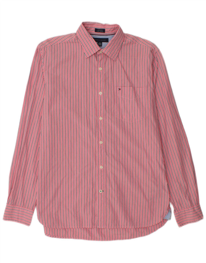 TOMMY HILFIGER Cămașă pentru bărbați Coupe Ajustee Custom Fit Medium Pink Striped