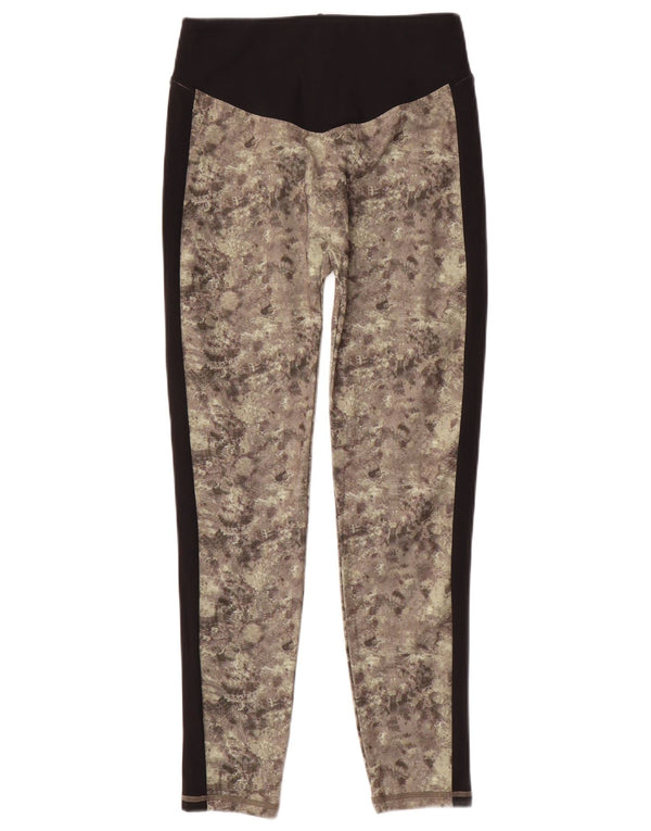 Leggings pentru femei Ellesse UK 10 Poliester camuflaj verde mic