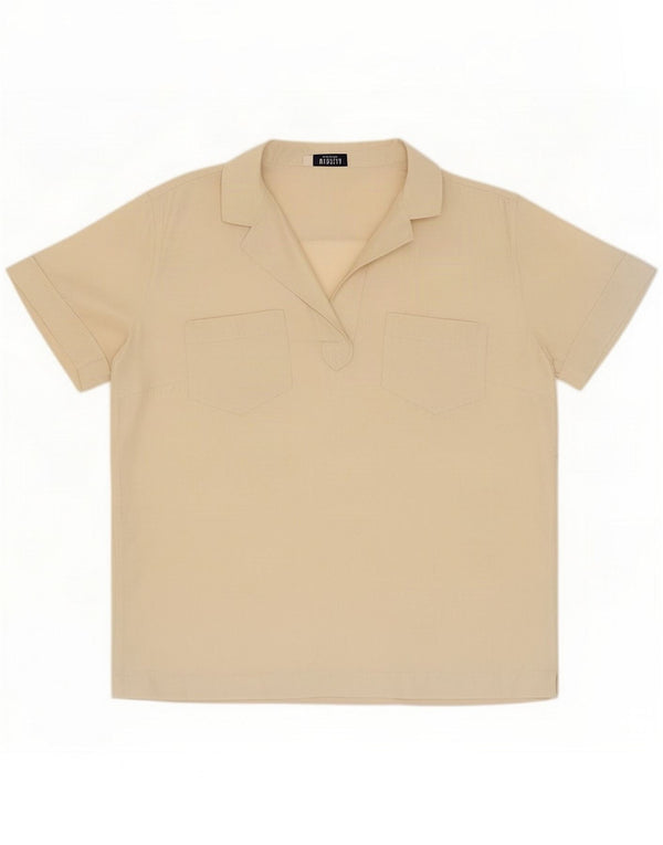 Marella Womens Blouse Top IT 44 Medium Beige