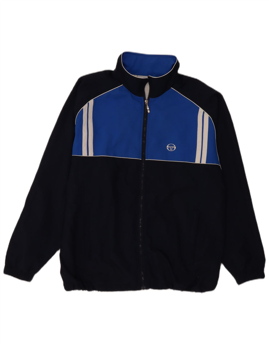 Sergio Tacchini Trening pentru bărbați Jachetă mare, albastru bleumarin, color block