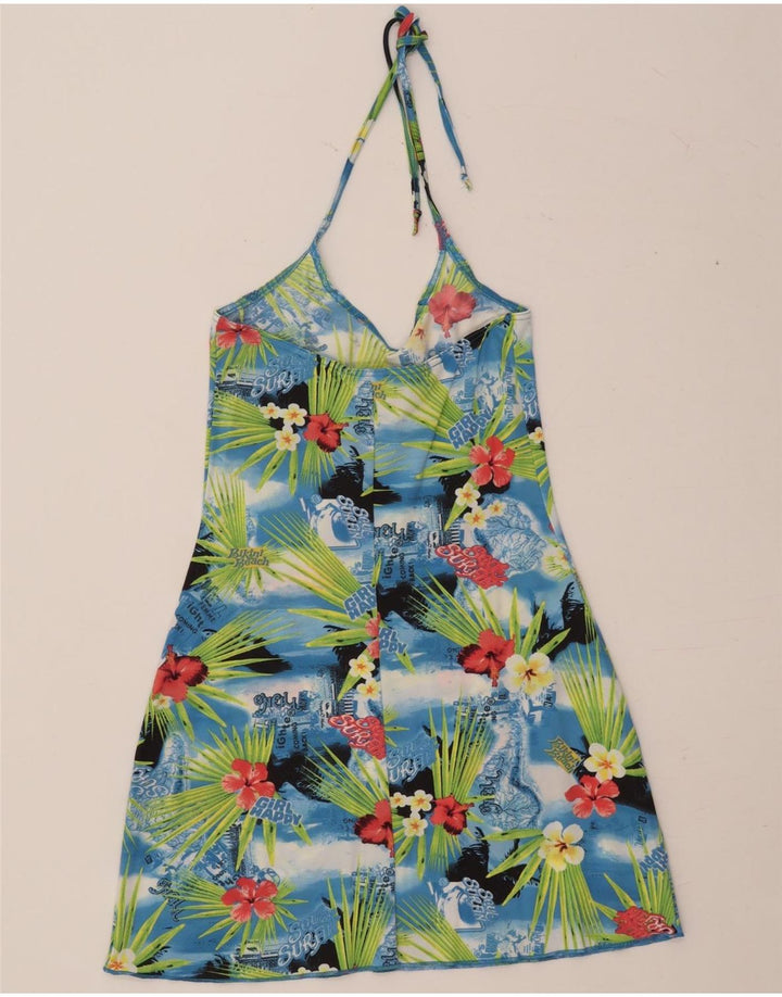 O'NEILL Rochie Halter pentru femei UK 14 Poliamidă florală multicoloră mare