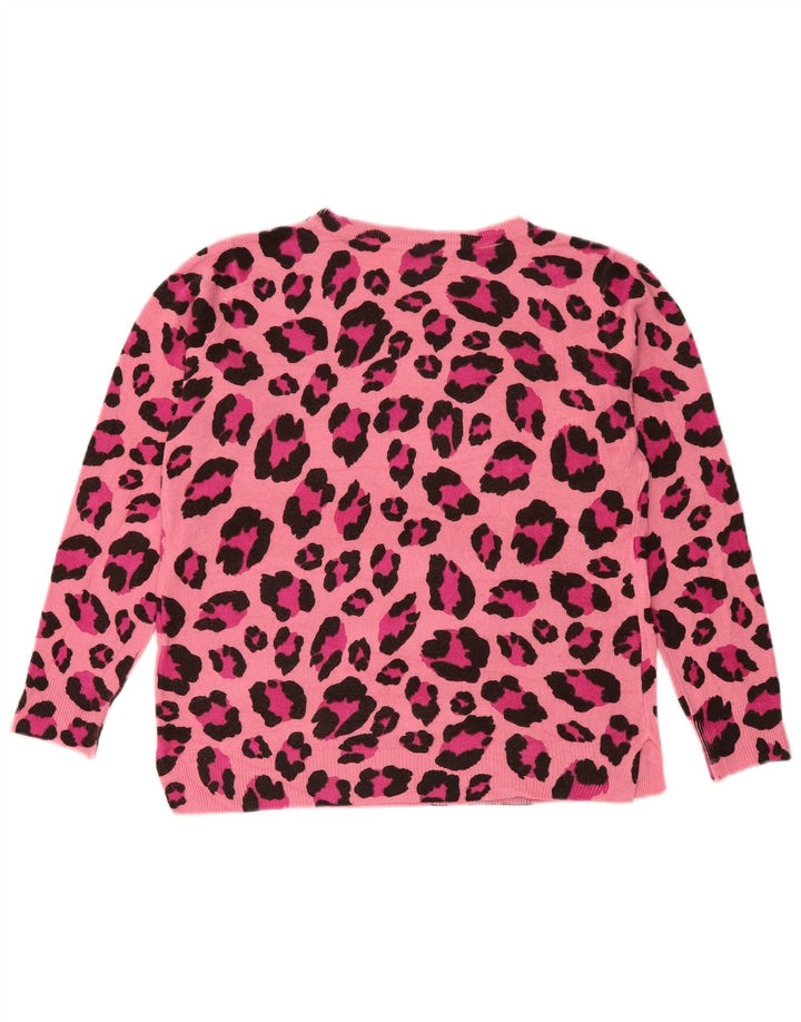 Pulover pentru femei Marks & Spencer cu decolteu rotund Roz mediu UK 14