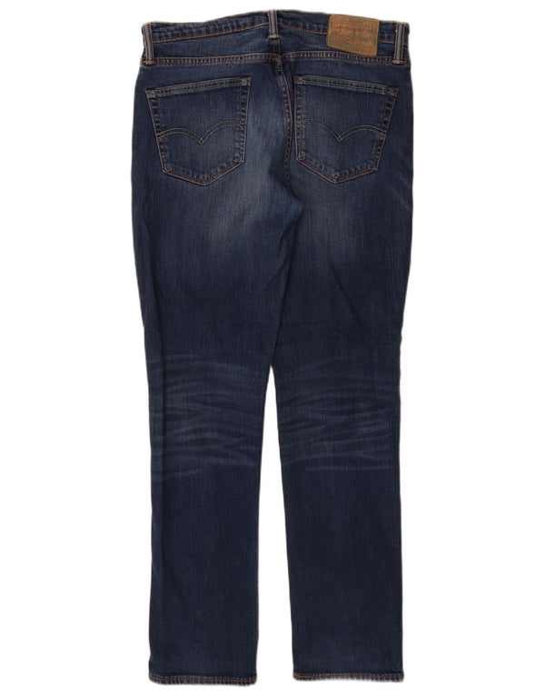 Levi's Mens Slim Jeans W34 L32 Blue Cotton
