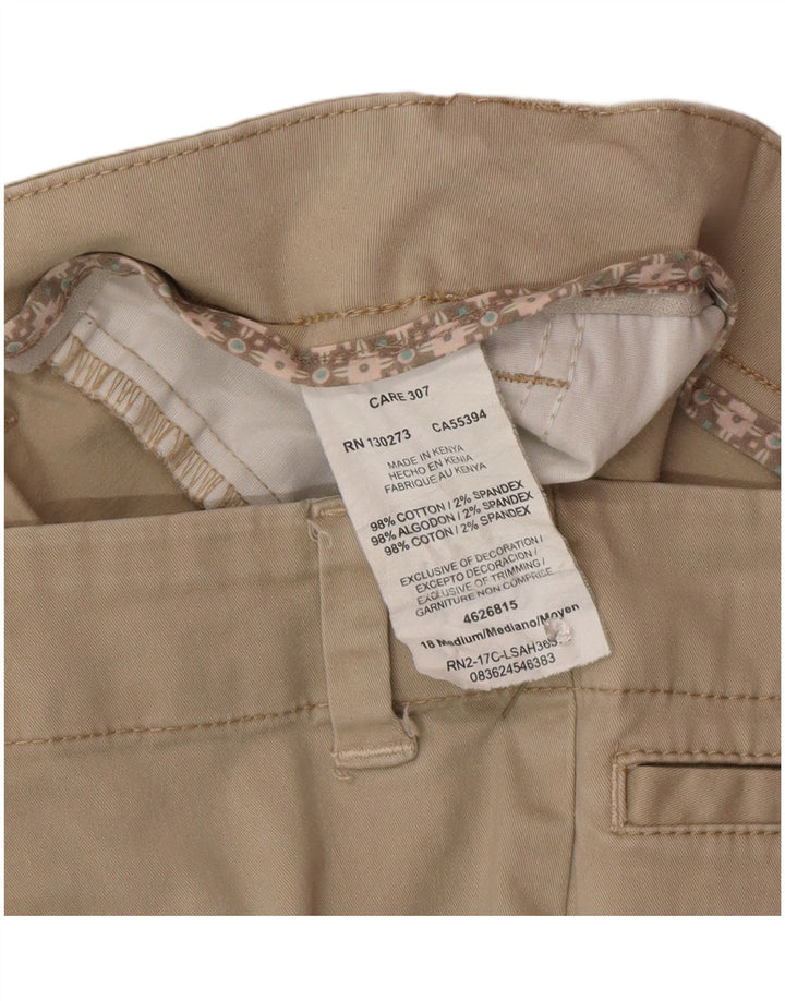 Pantaloni scurți chino pentru femei cu talie medie Lee US 18 2XL W38 bumbac bej