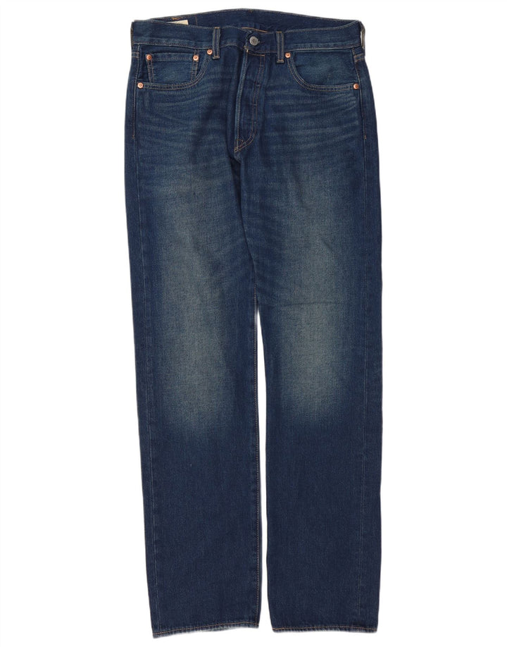 Blugi drepti pentru bărbați Levi's 501 W32 L34 Bumbac albastru