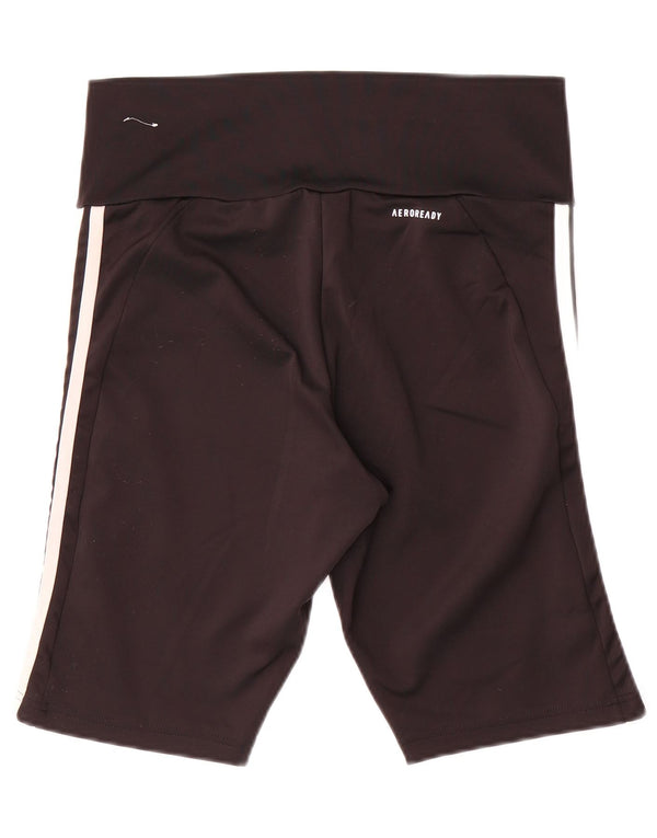 Pantaloni scurți sport Aeroready pentru femei Adidas UK 12/14 Poliester mediu negru