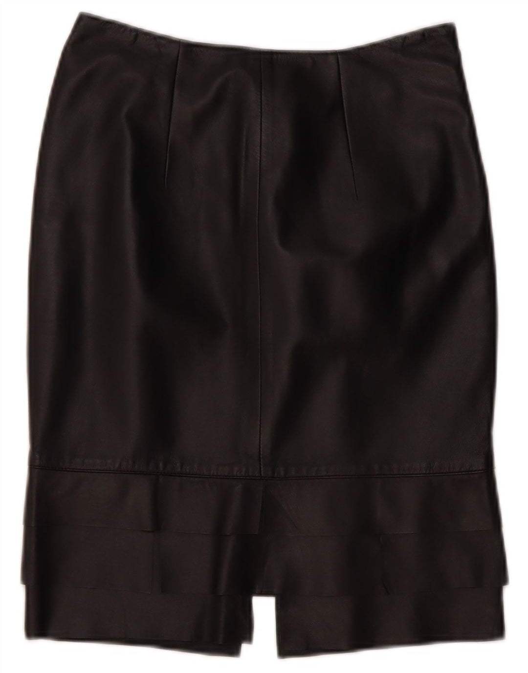 ROBERTA SCARPA Fusta pentru femei cu talie înaltă US 6 Medium W26 Piele neagră