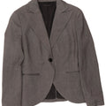 Jachetă blazer pentru femei Sisley 1 buton UK 8 Small Gri