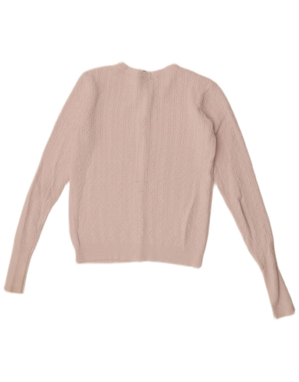 Pulover cardigan pentru femei Zara UK 8 mic roz