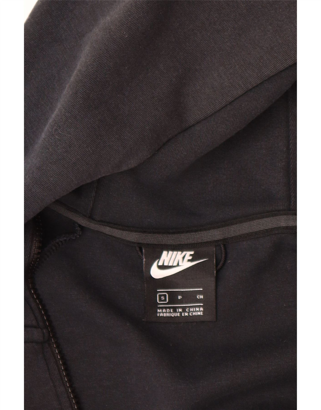 Pulover Nike pentru bărbați, cu fermoar, mic negru