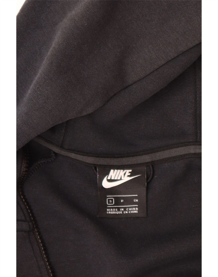 Pulover Nike pentru bărbați, cu fermoar, mic negru